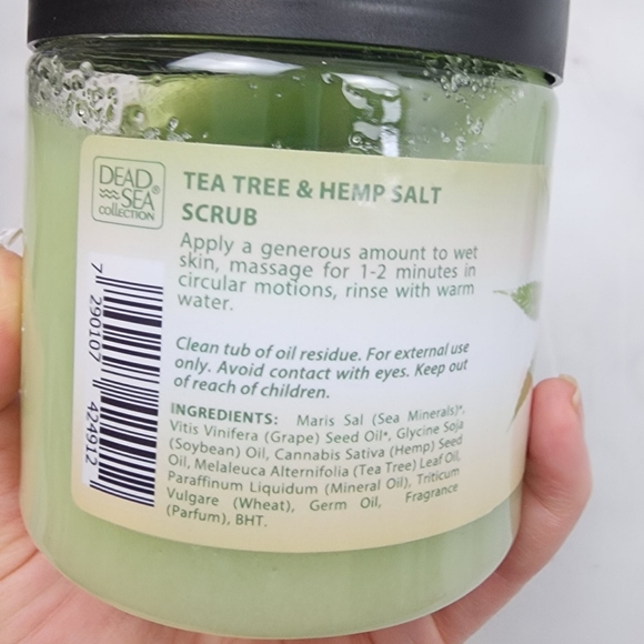 🎉HP!🎉☘️🌿 Tea Tree & Hemp salt scrub & face mist - Picture 5 of 6